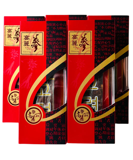 Korean Red Ginseng Root 6 Year Aged韩国高丽参6年根45g/box