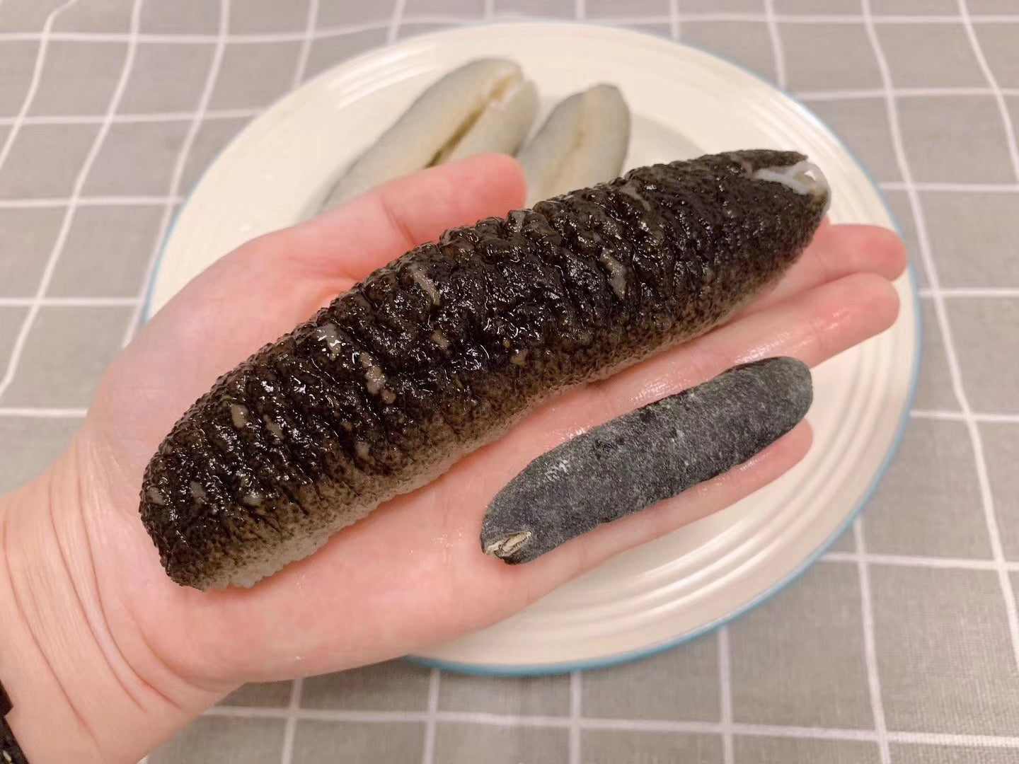 Australian Wild Sea Cucumber - Sandfish Size L-XL澳洲野生纹秃参大码加大码海參15-30头